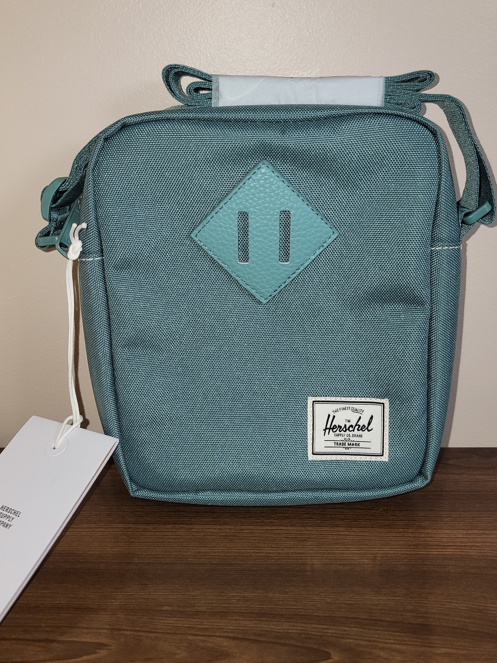 Herschel Supply Company Teal Messenger Crossbody Bag